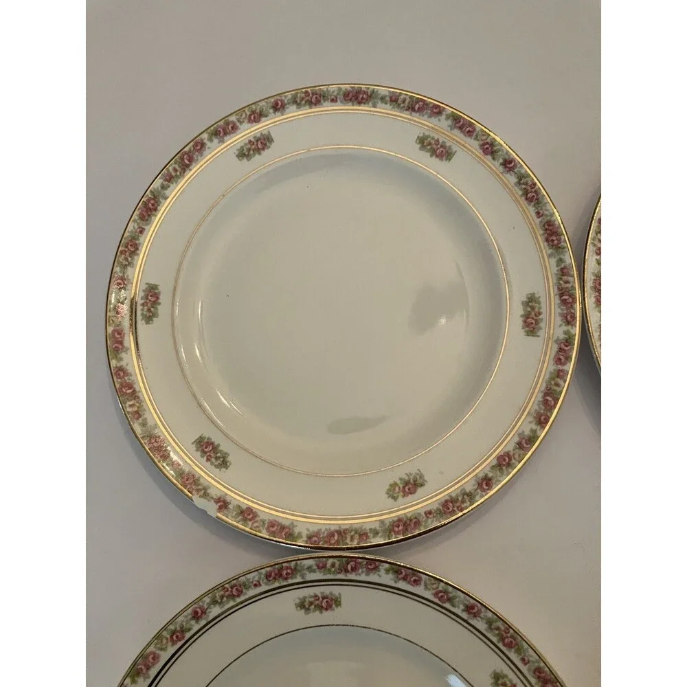 Lot of 6 POPE GOSSER St. Regis China Salad Plates